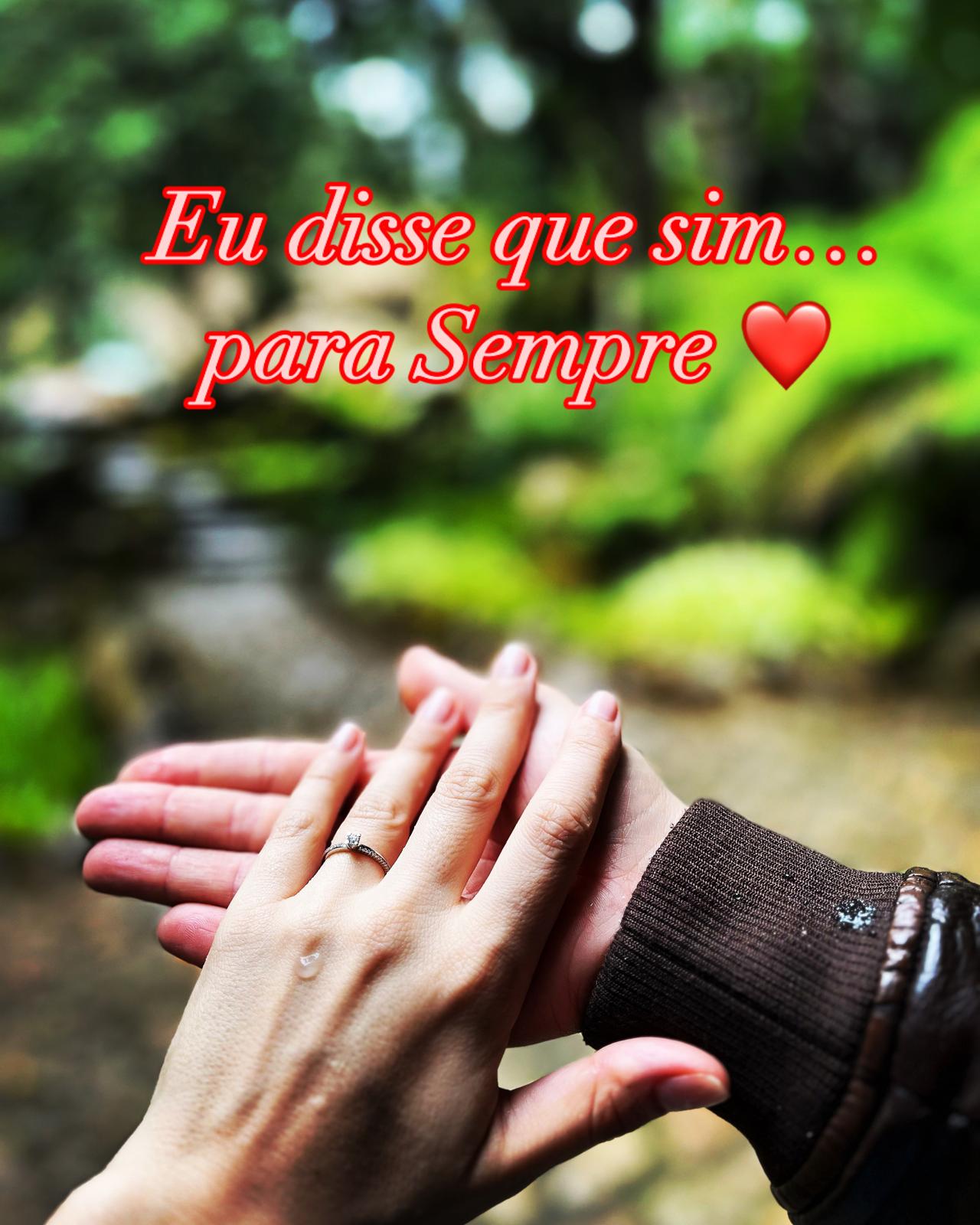 Eu disse que sim, para sempre